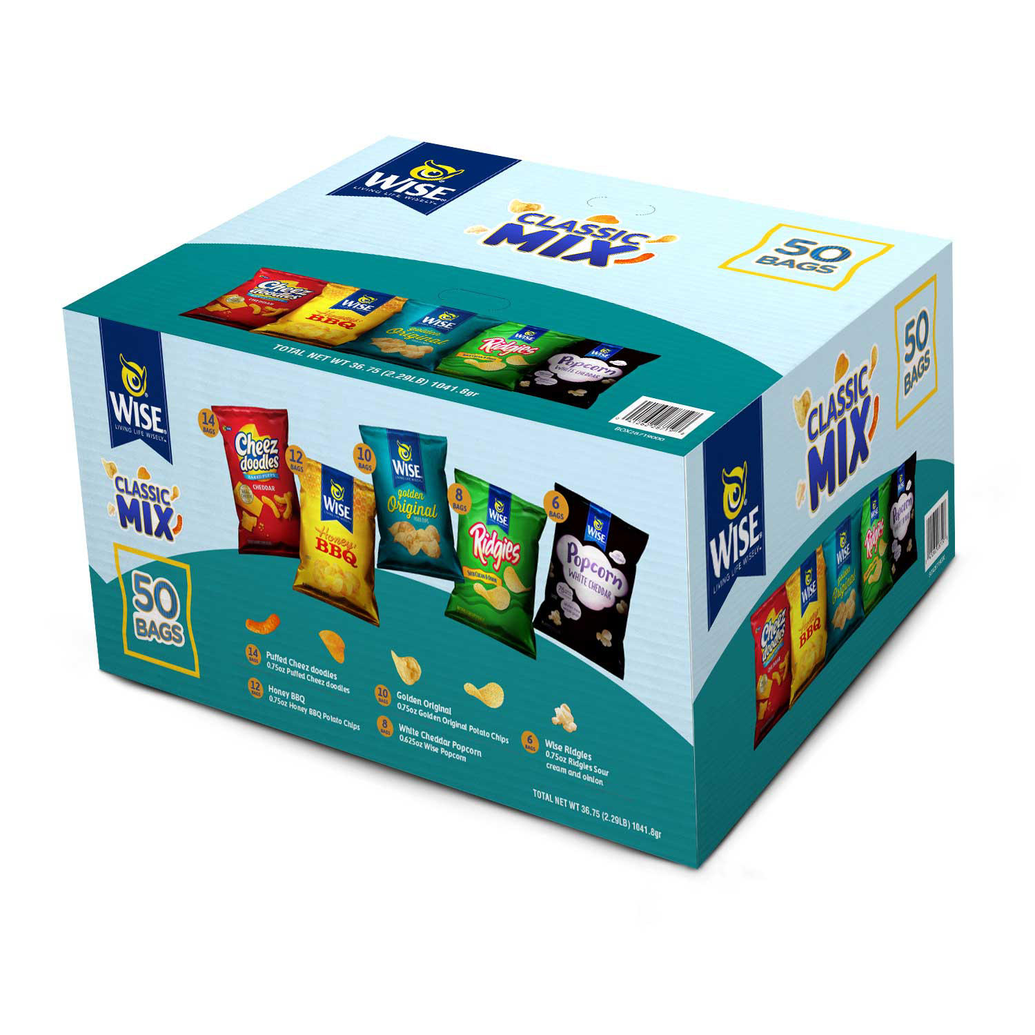 Wise Variety Pack Chips (50 ct.)