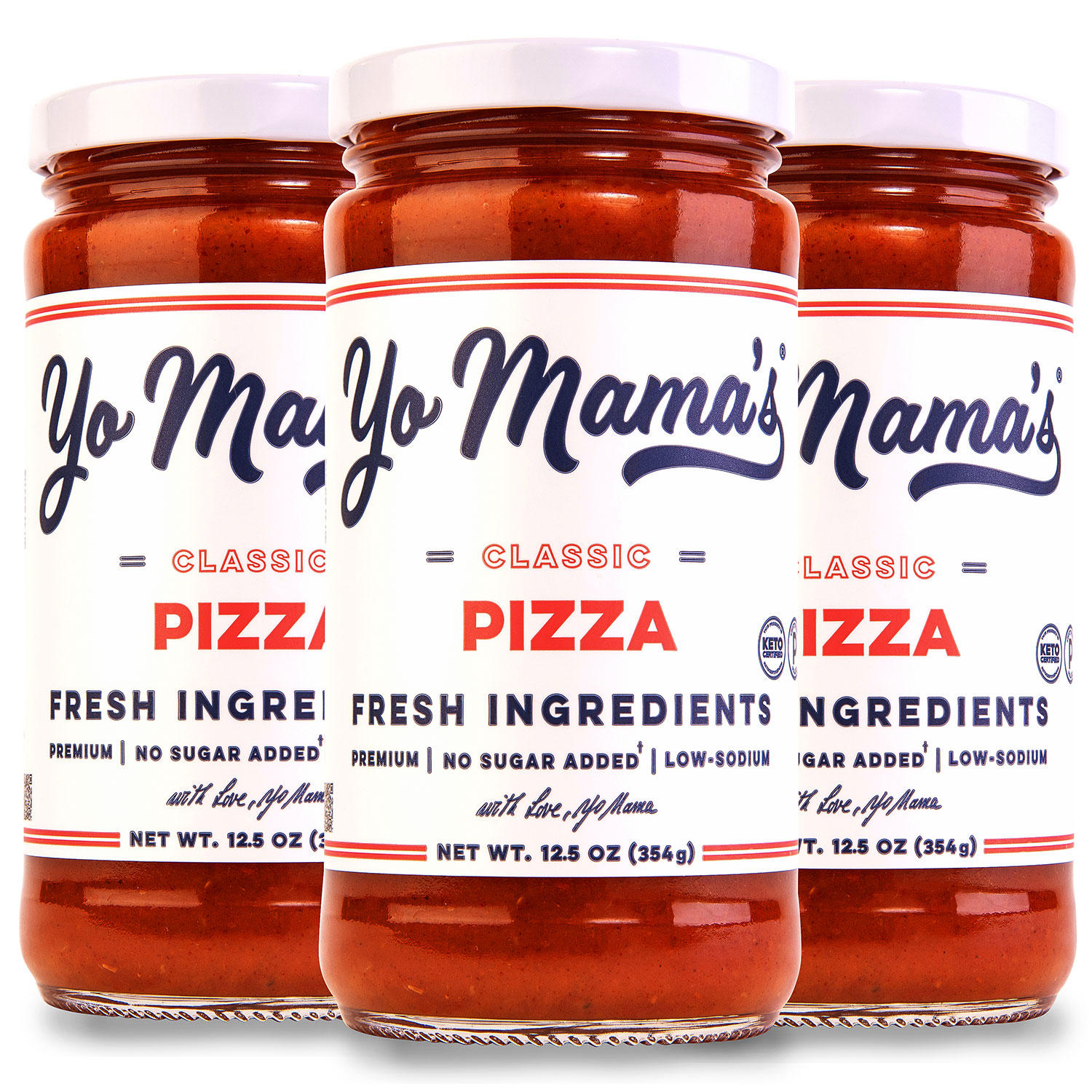 Yo Mama's Foods Low-Carb Pizza Sauce (12.5 oz., 3 pk.)