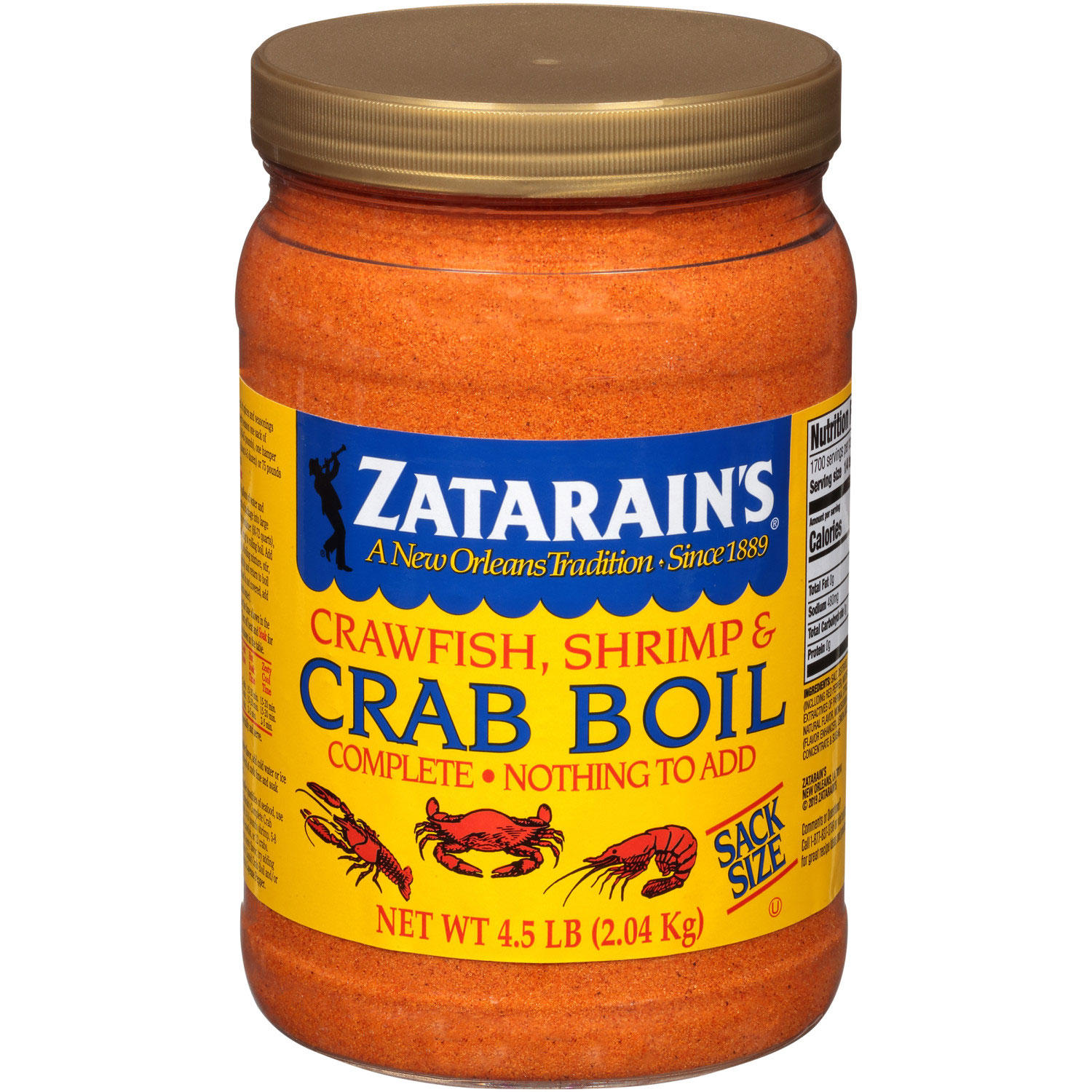 Zatarain's Crawfish, Shrimp and Crab Boil (4.5 lbs.)