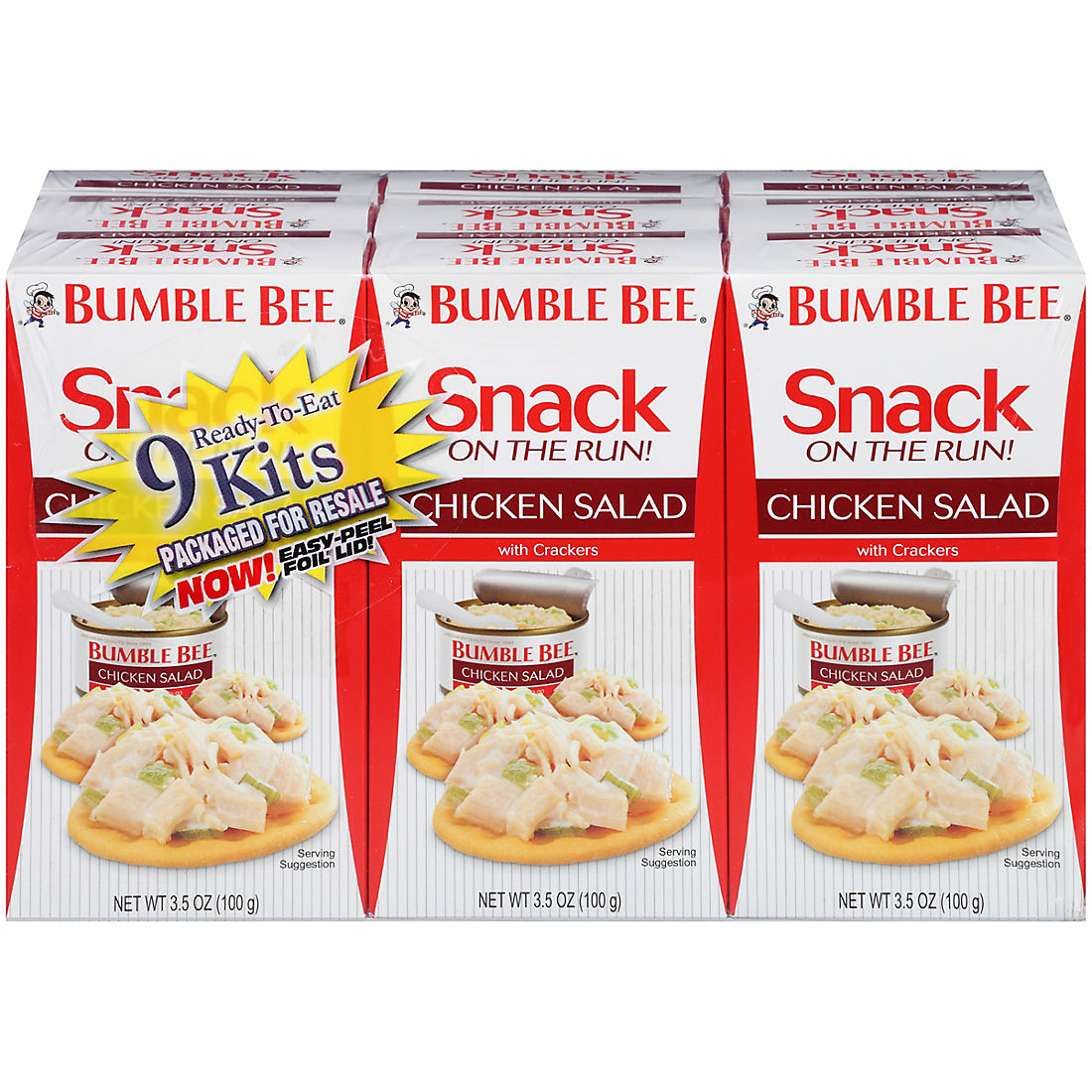 Bumble Bee Snack on the Run Kit - Chicken Salad, 9 pk.