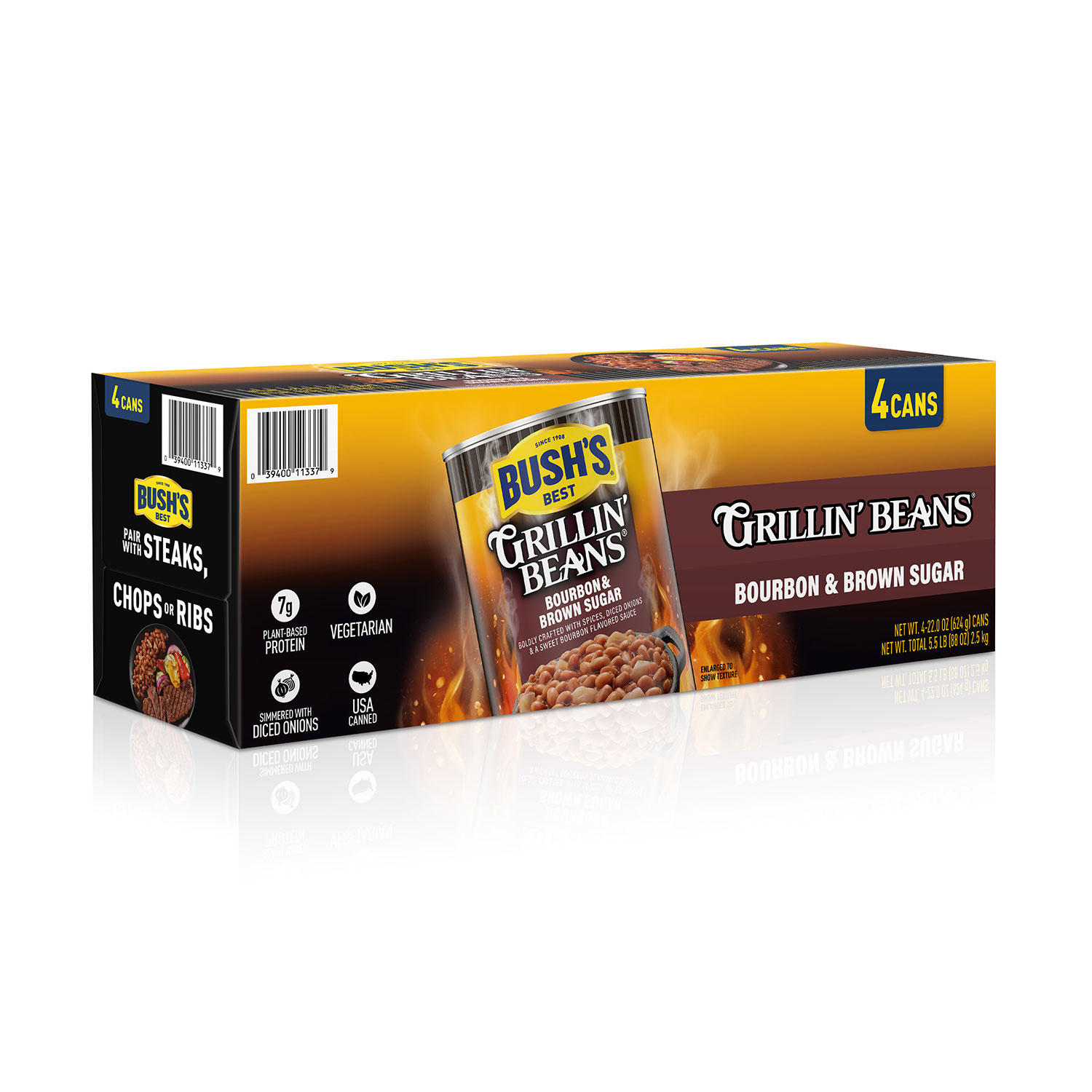 Bush's Bourbon and Brown Sugar Grillin' Beans (22 oz., 4 pk.)