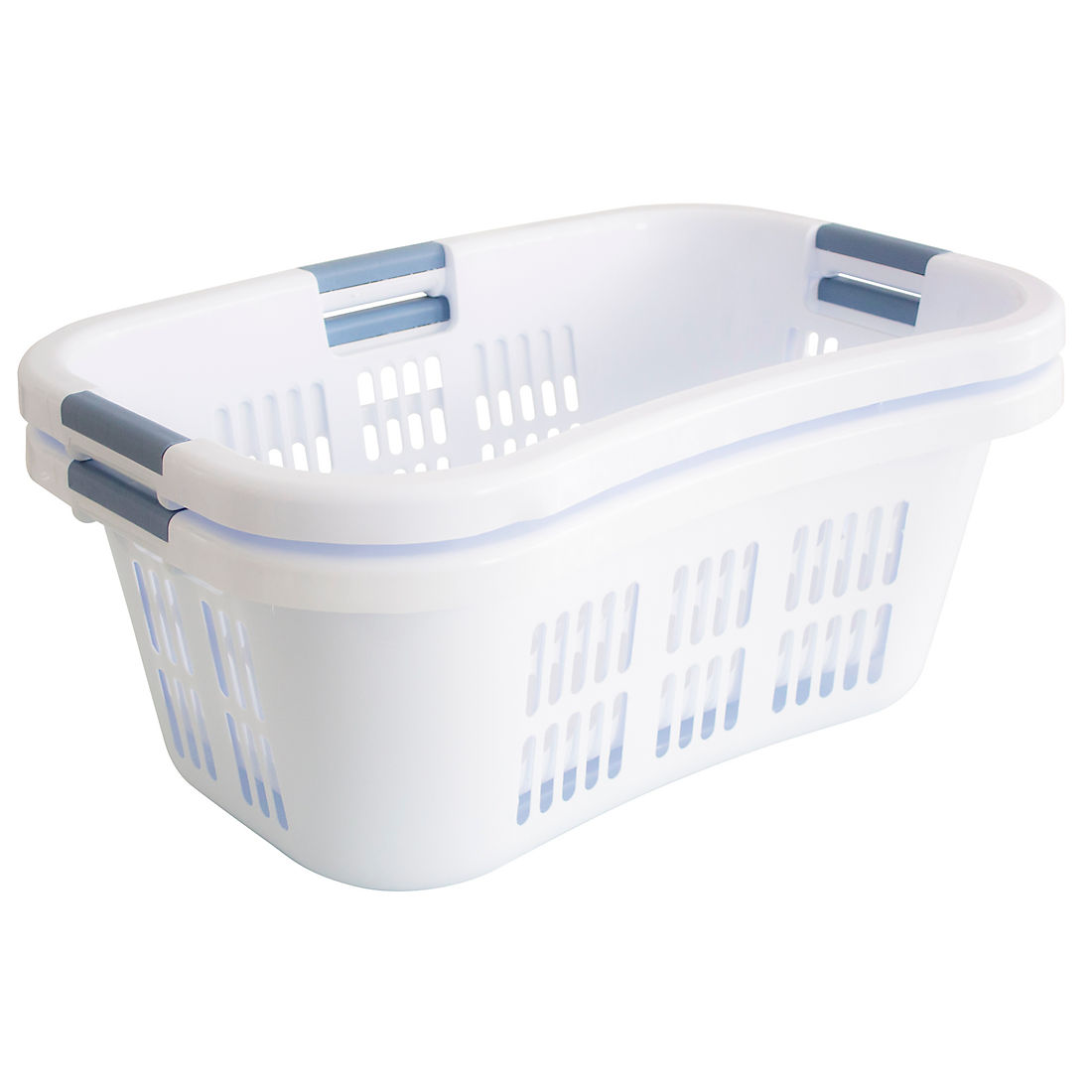 Bushel 1.8 Hip-Holder Laundry Basket, 2 pk.