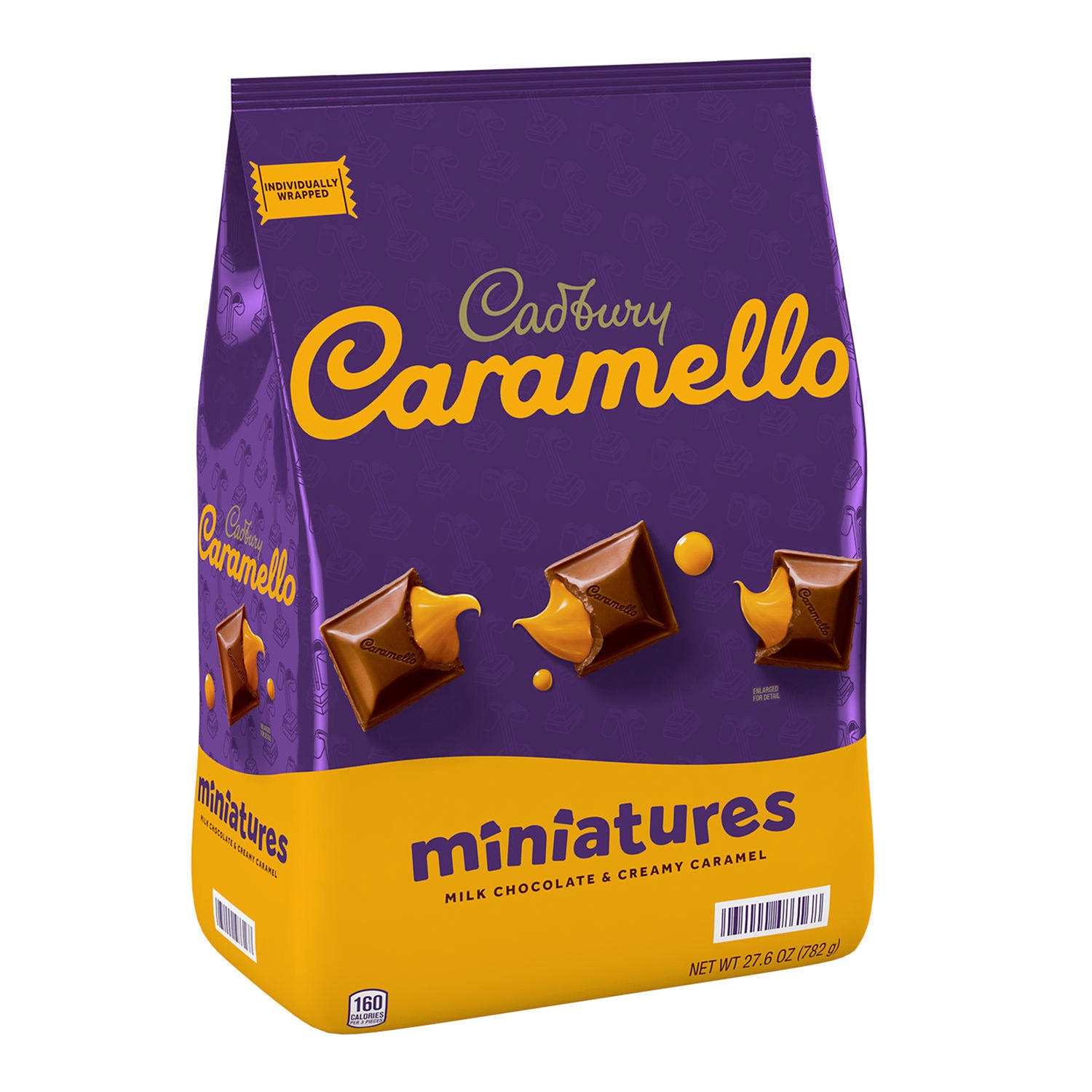 CADBURY CARAMELLO Miniatures Milk Chocolate and Caramel Candy Bars (27.6 oz.)