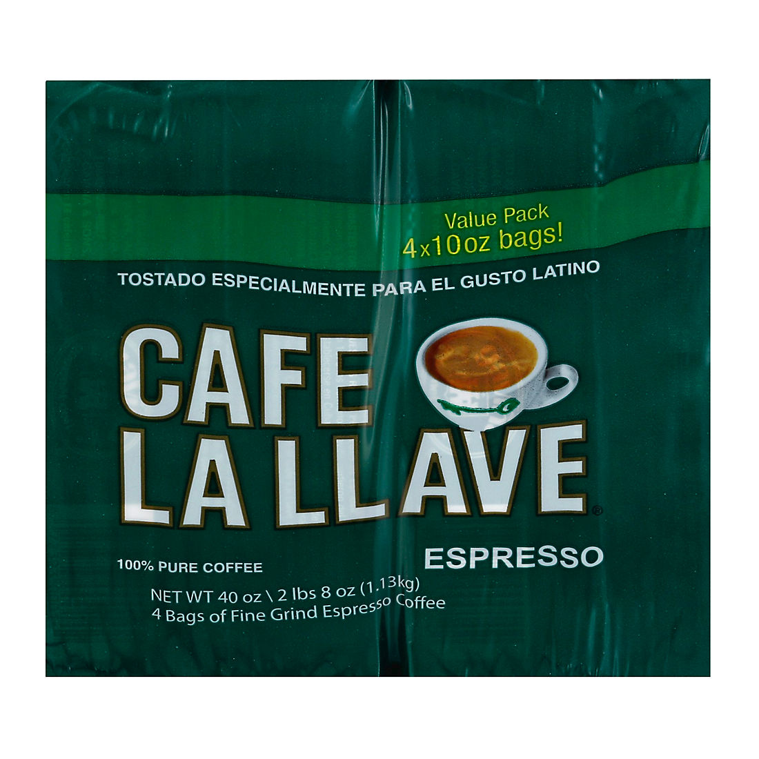 Cafe La Llave Espresso, 10 oz.- 4 pk.