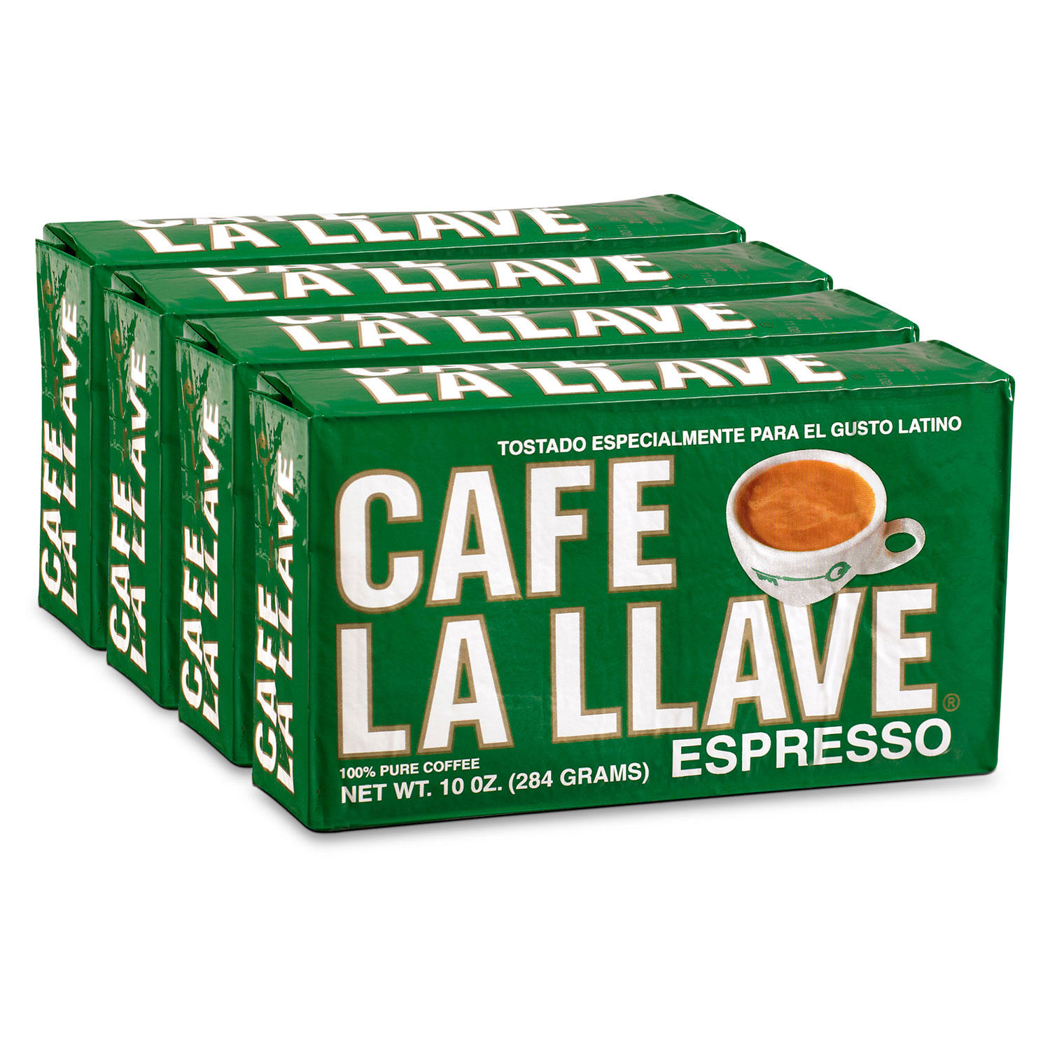 Cafe La Llave Ground Espresso (10 oz. bricks, 4 ct.)