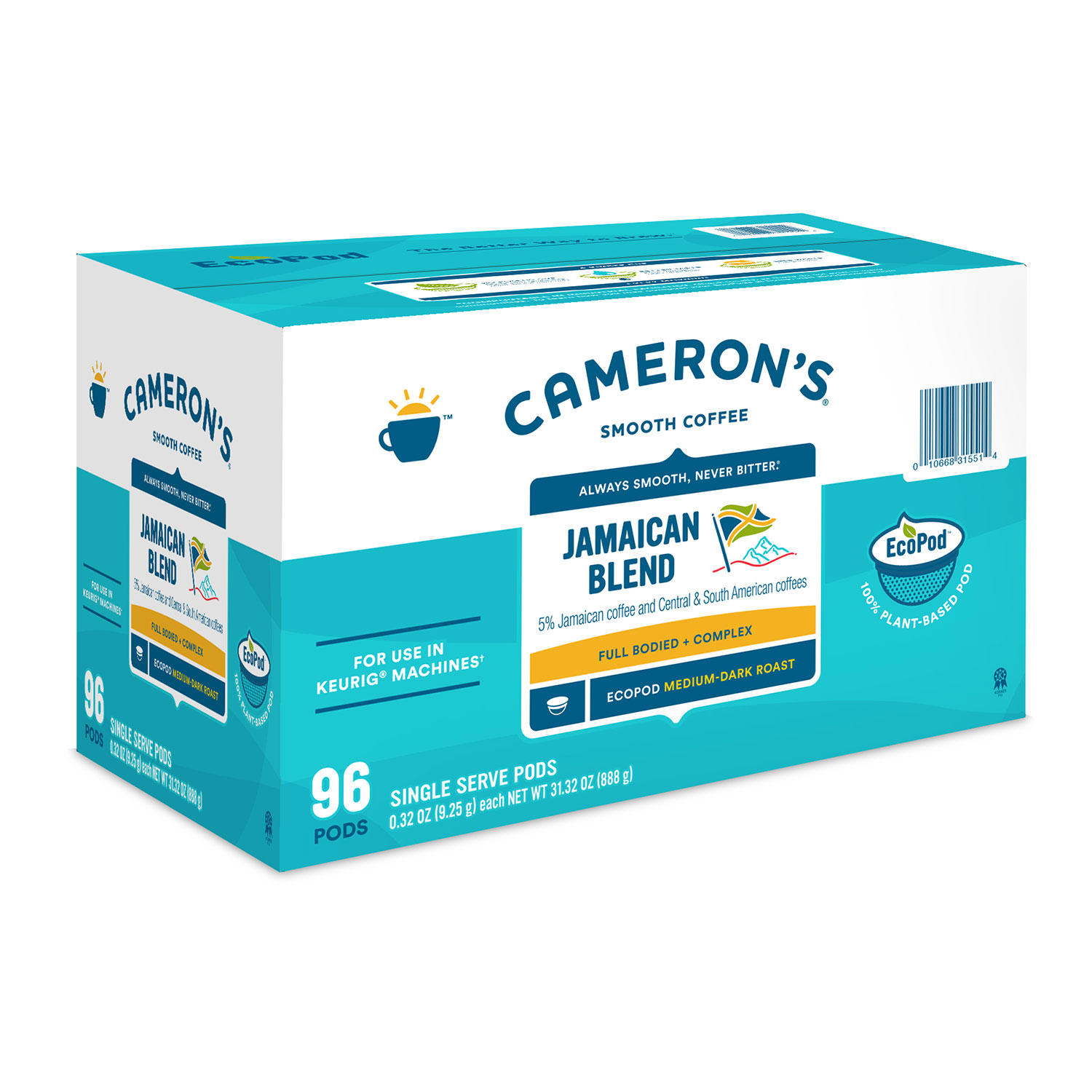 Cameron's Coffee Single Serve Cups, Jamaican Blend (96 ct.)