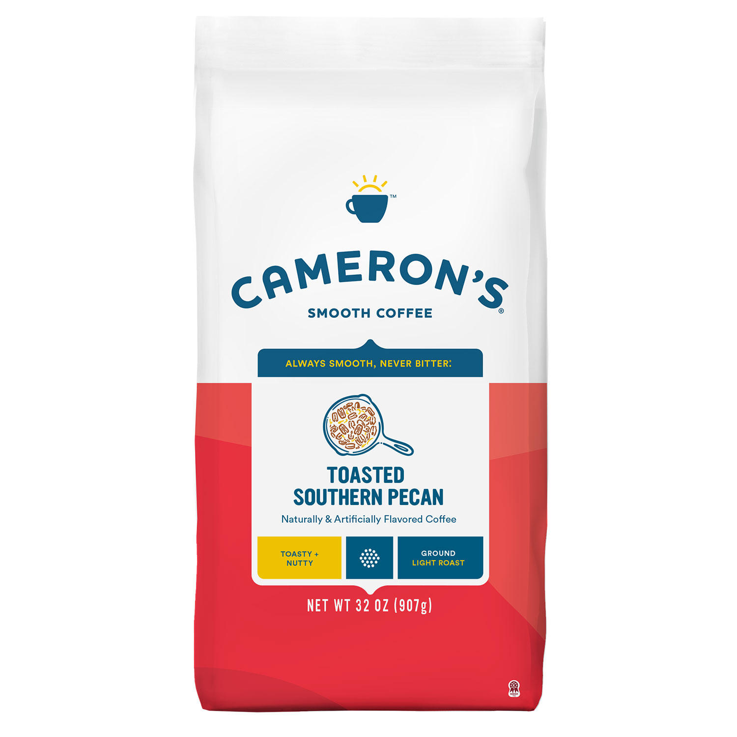 Cameron's Ground Light Roast Coffee, Toasted Southern Pecan (32 oz.)