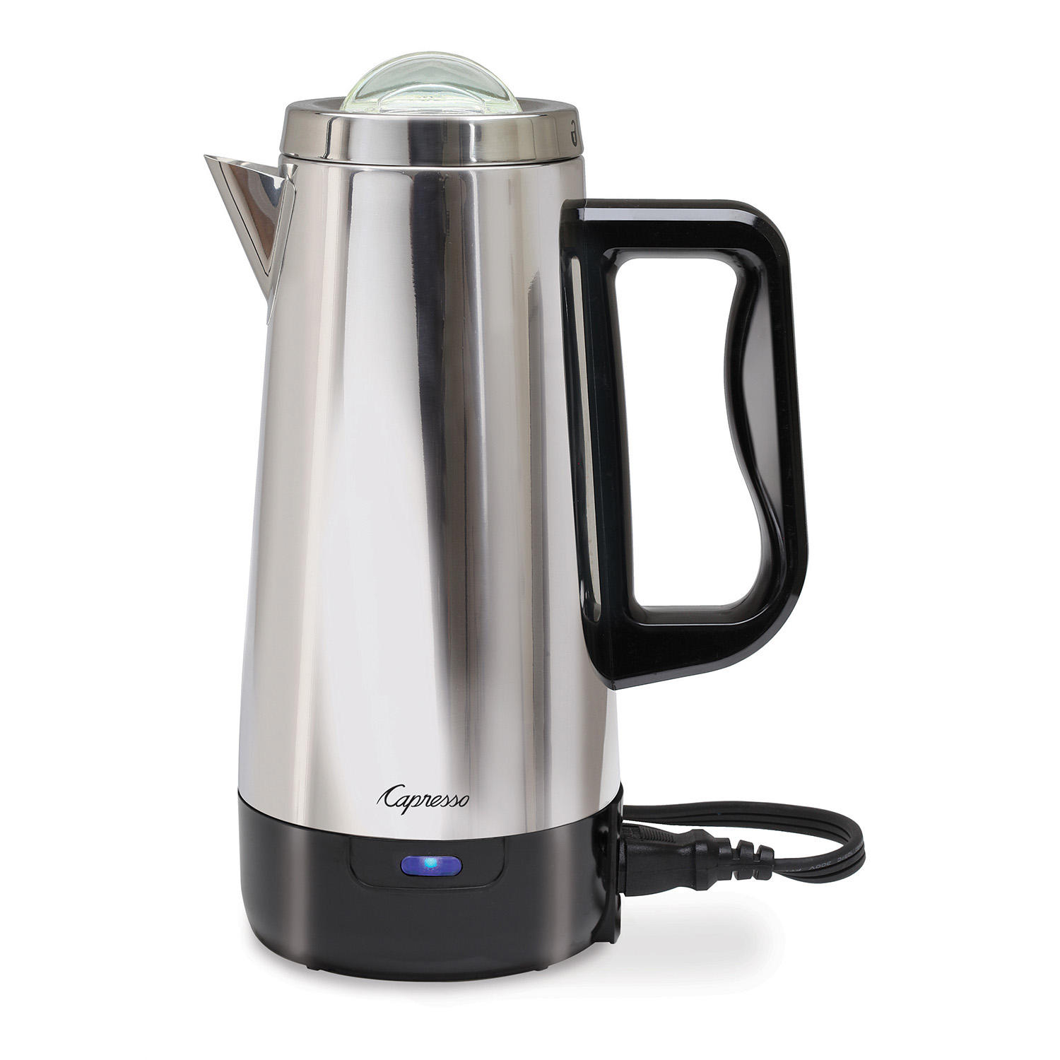 Capresso 12-Cup Stainless Steel Drip Free Percolator