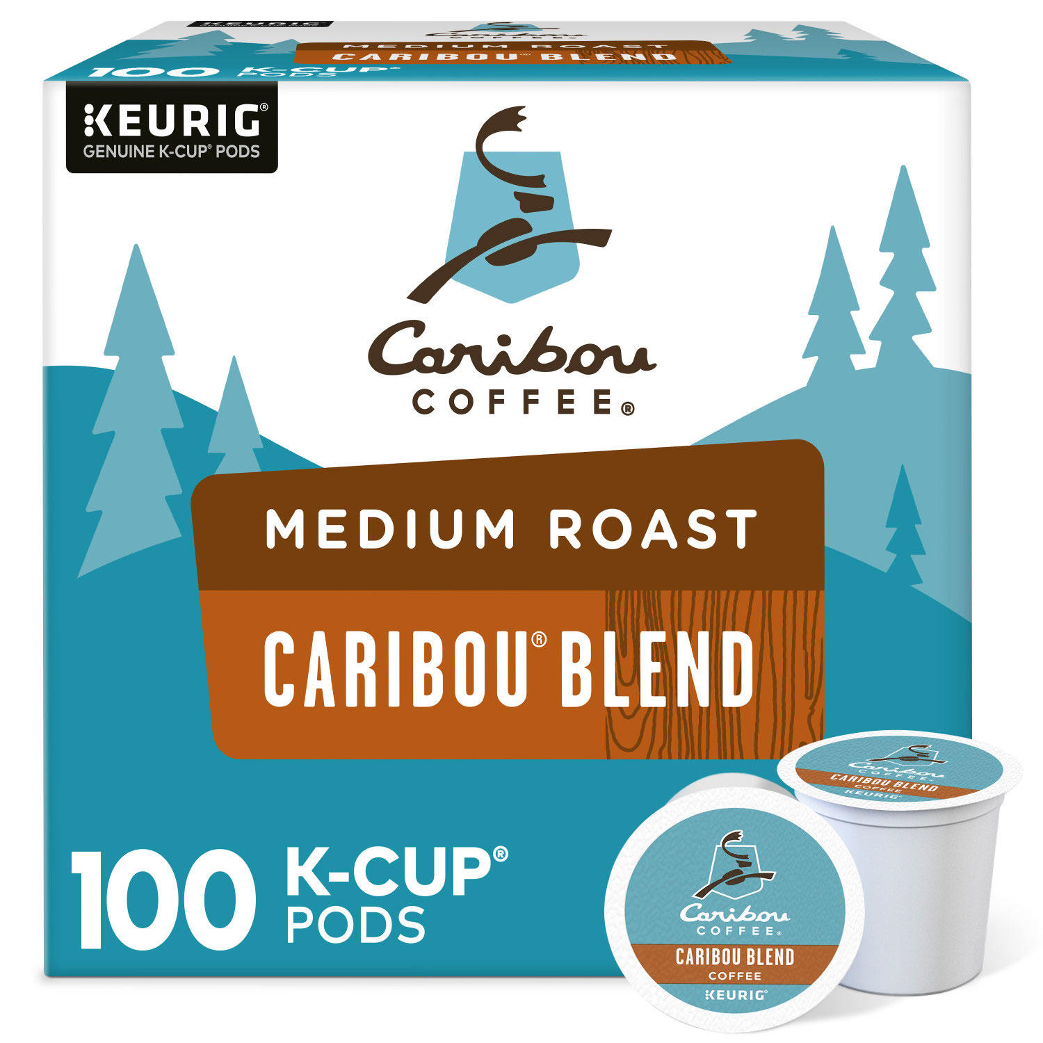 Caribou Coffee Caribou Blend K-Cup Pods (100 ct.)