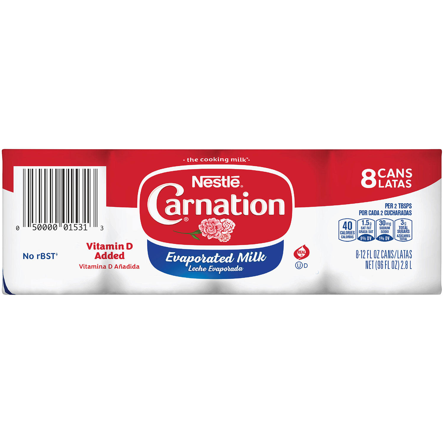 Carnation® Evaporated Milk (12 oz. cans, 8 pk.)