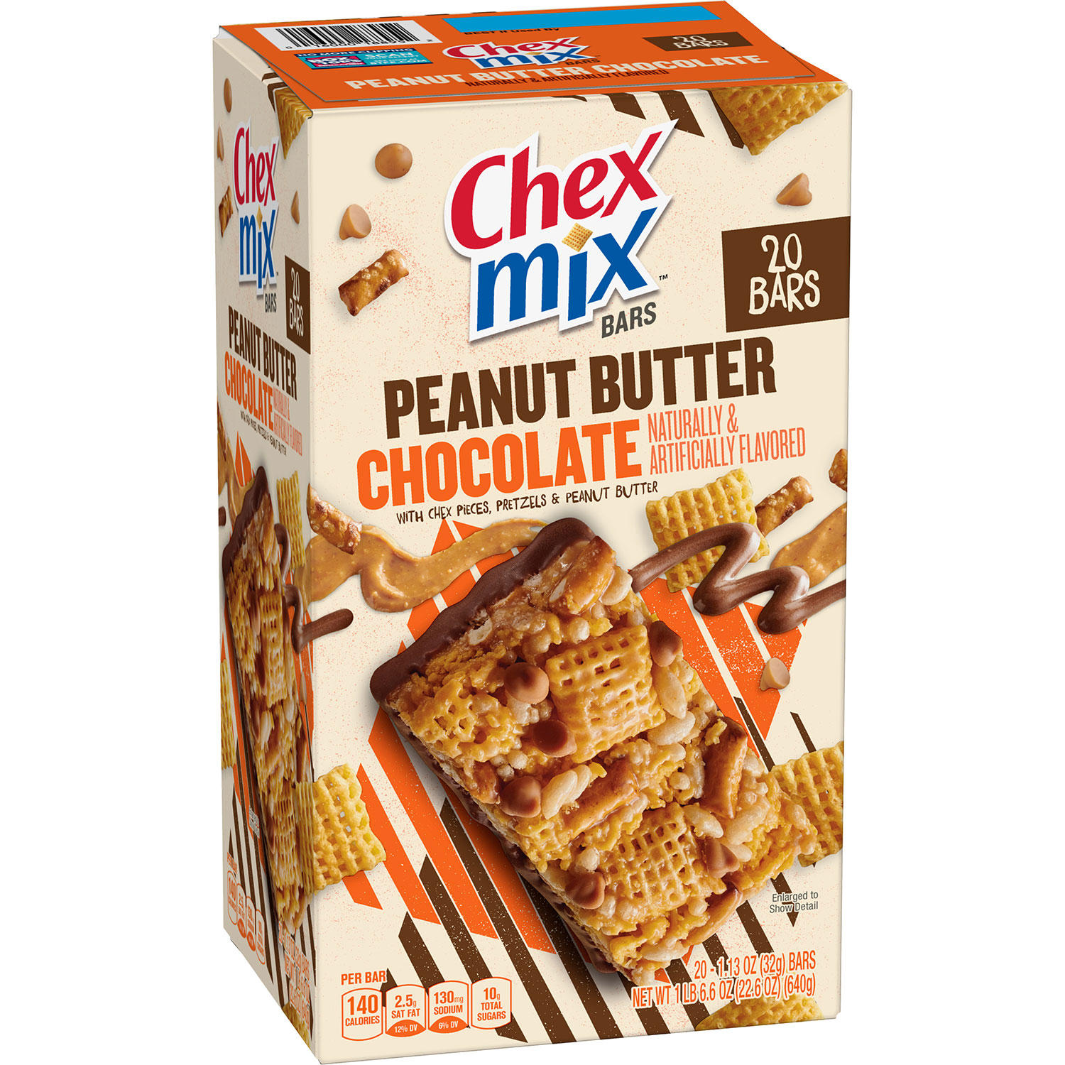 Chex Mix Peanut Butter Chocolate Treat Bars (20 ct.)