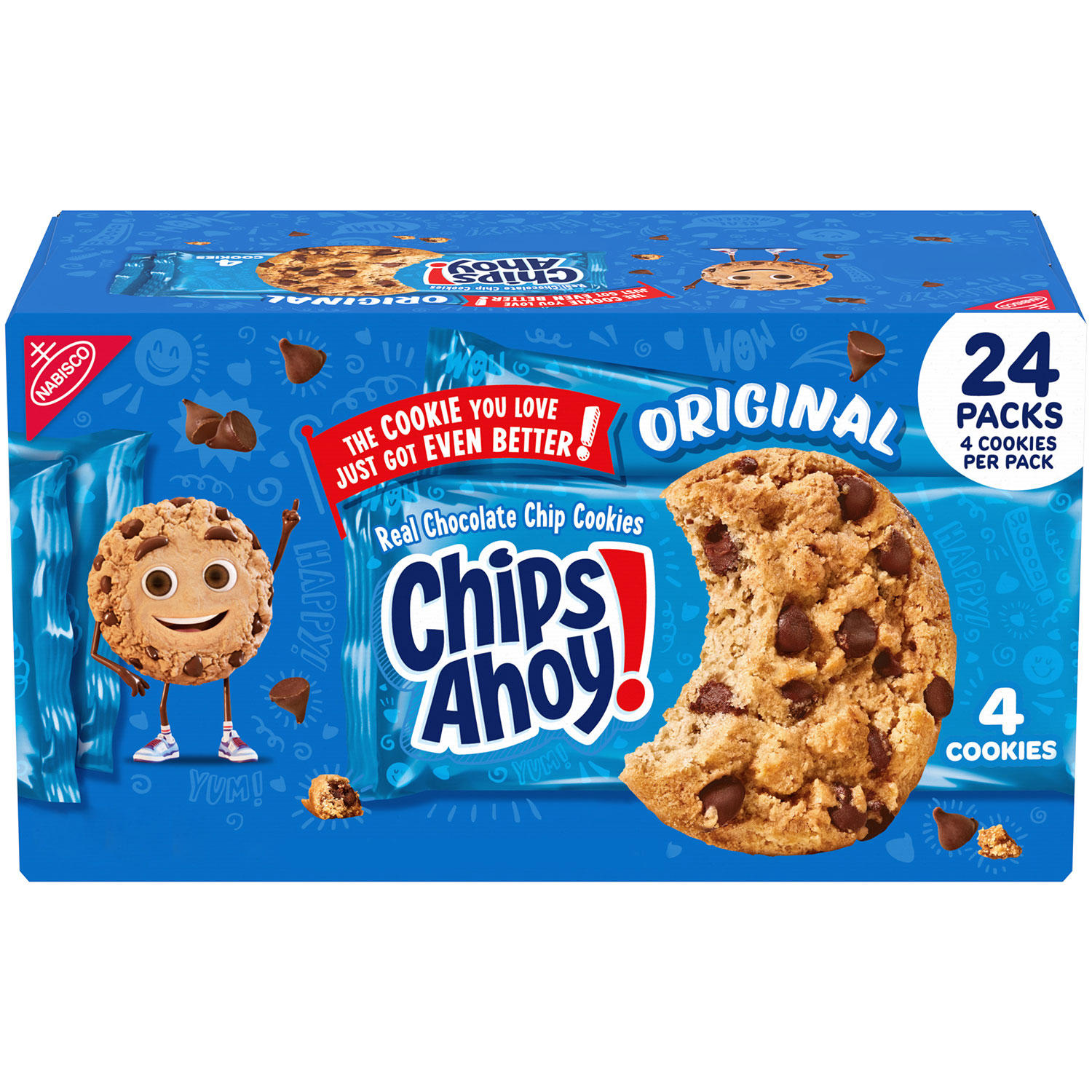 CHIPS AHOY! Chocolate Chip Cookies, Snack Packs (24 pk.)