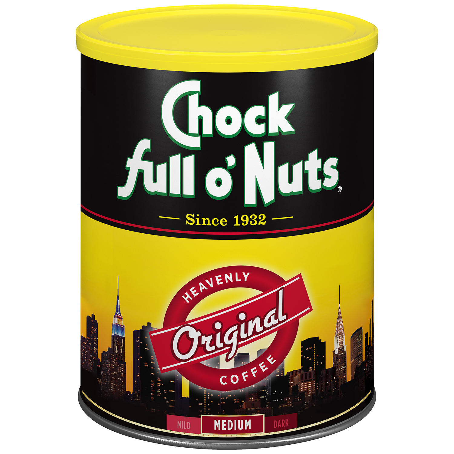 Chock full o'Nuts Heavenly Ground Coffee, Original Blend  (48 oz.)