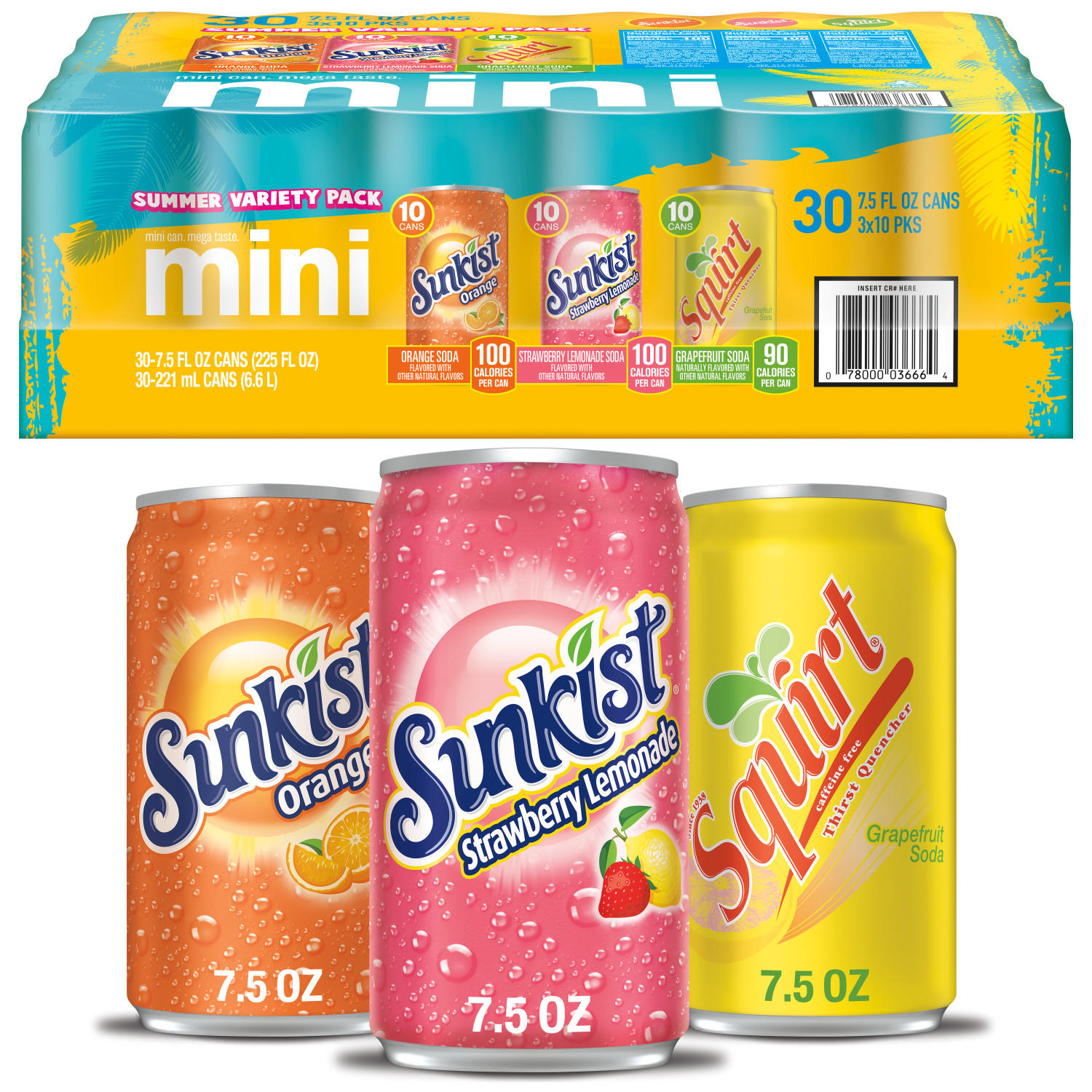 Citrus Mini Can Variety Pack (7.5 fl. oz., 30 pk.)