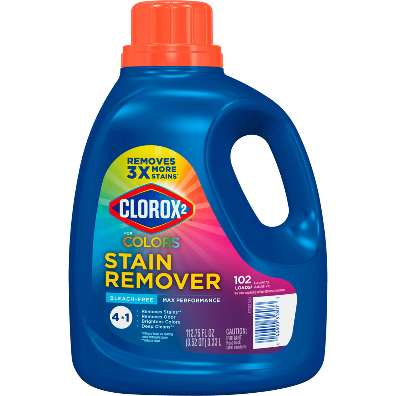 Clorox 2 for Colors - Max Performance Stain Remover and Color Brightener (112.75 fl. oz.)