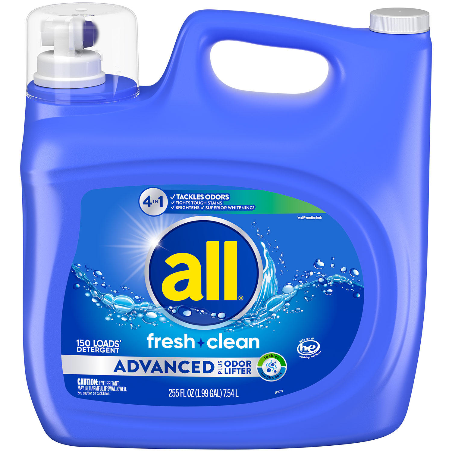 all Advanced 4-in-1 (150 loads., 255 fl. oz.)