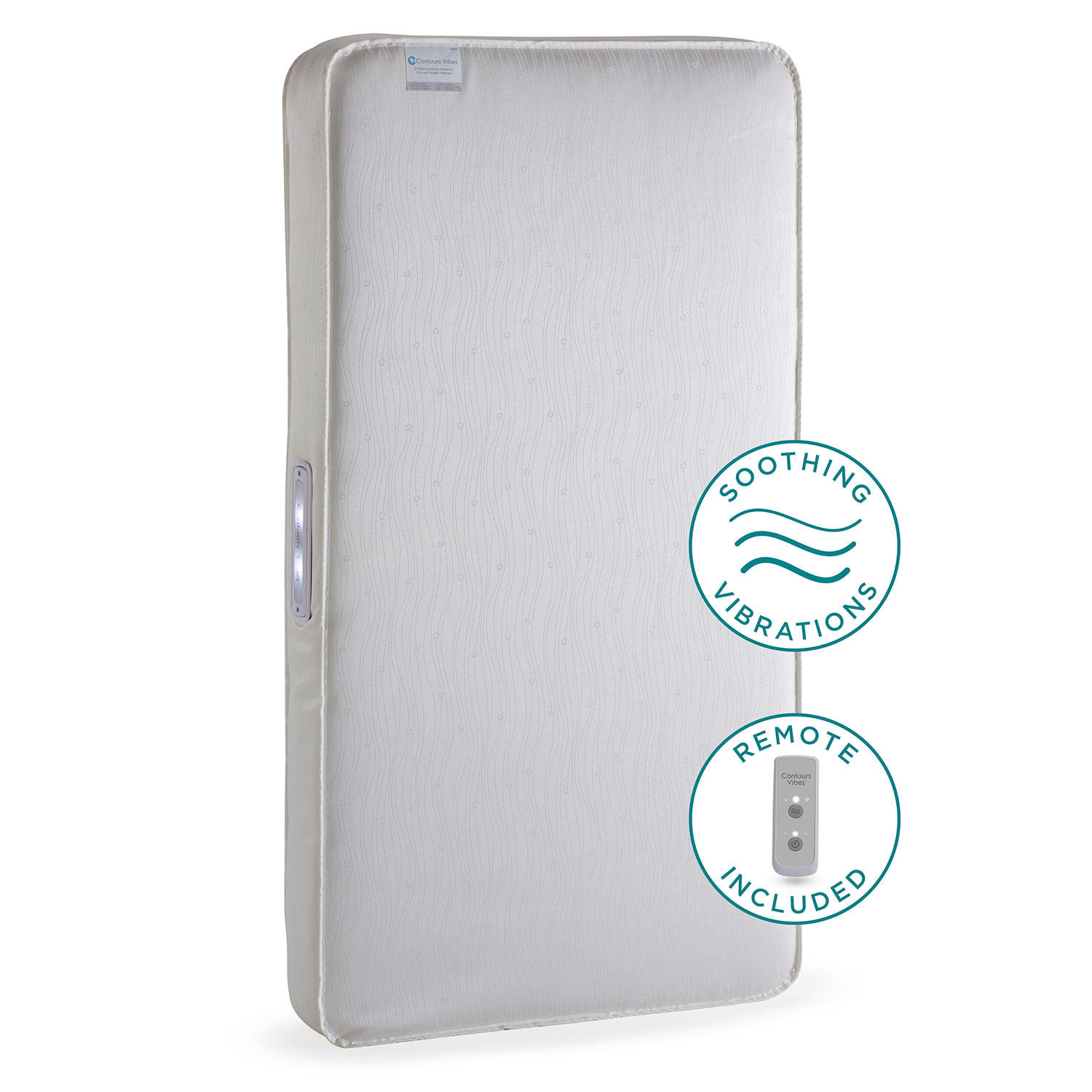 Contours Vibes 2-Stage Soothing Vibrations Crib Mattress and Toddler Mattress