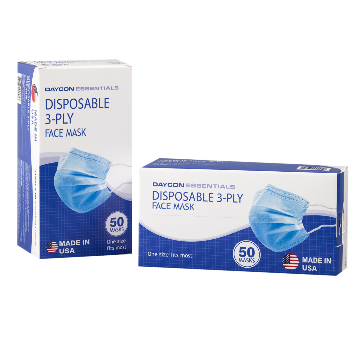 Daycon Essentials 3-Ply Face Mask (50 ct.)