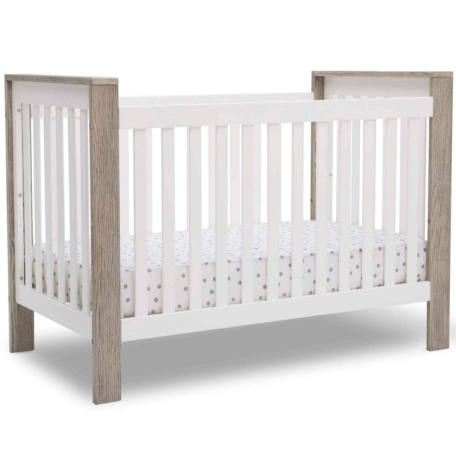 Delta Children Miles 4-in-1 Convertible Crib (Choose Color)