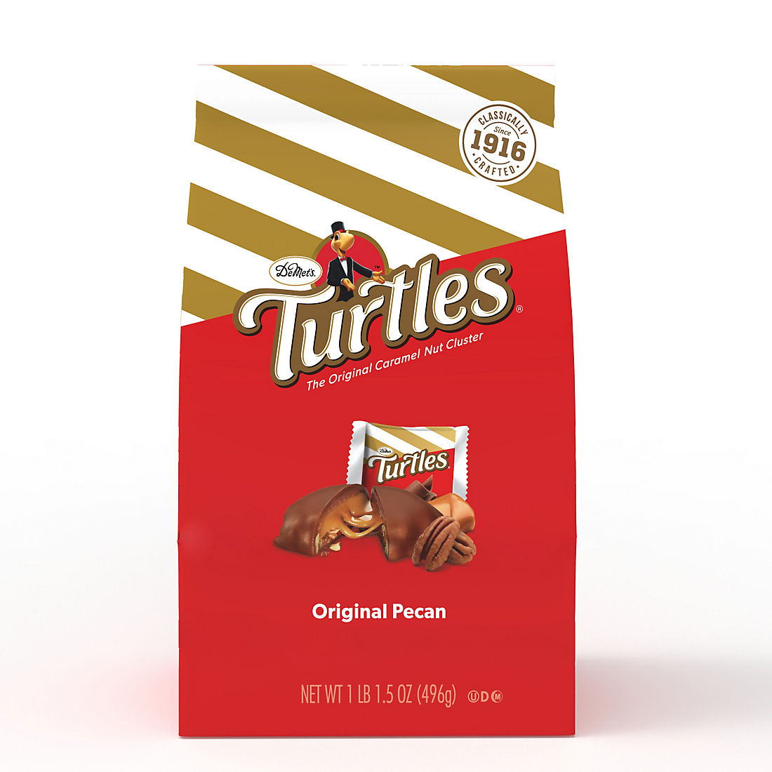 Demet's Turtles Original Pecan, 17.5oz Bag