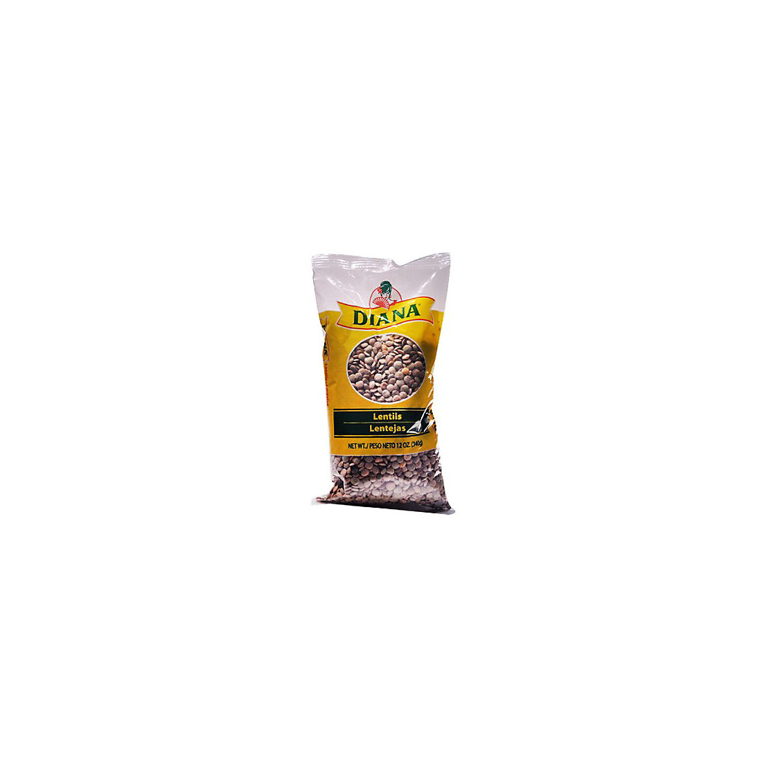 Diana Dry Lentils, 6 Bags/12 oz.