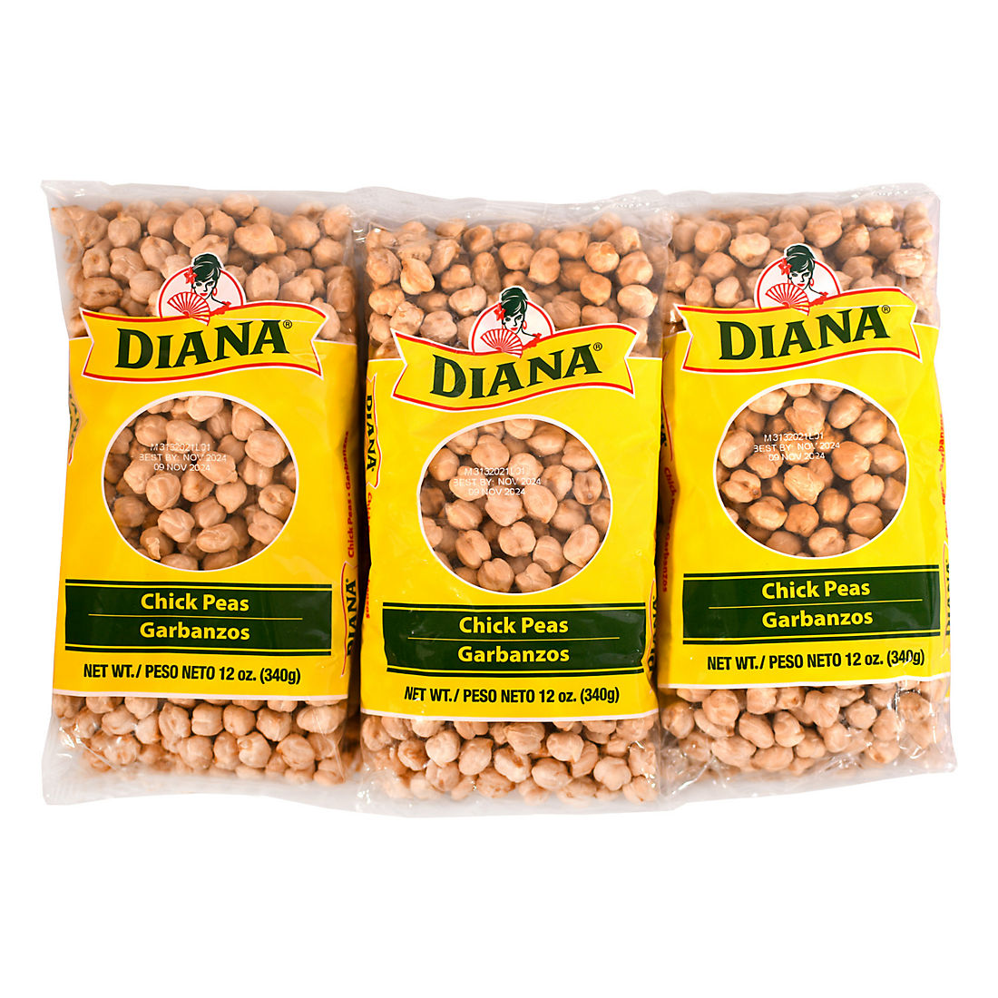 Diana Garbanzos Beans, 6 pk./12 oz.