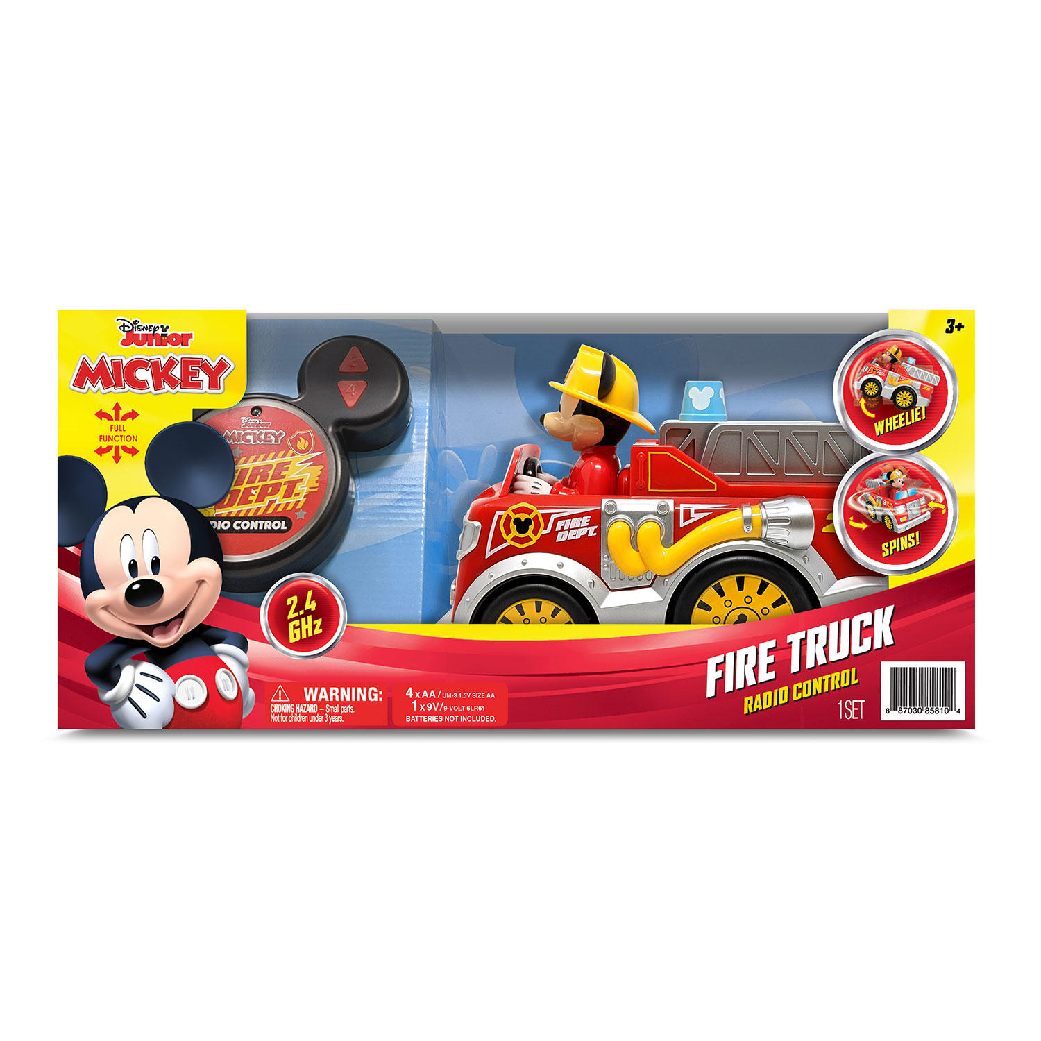 Disney Junior 9" Radio Control Mickey's Fire Truck