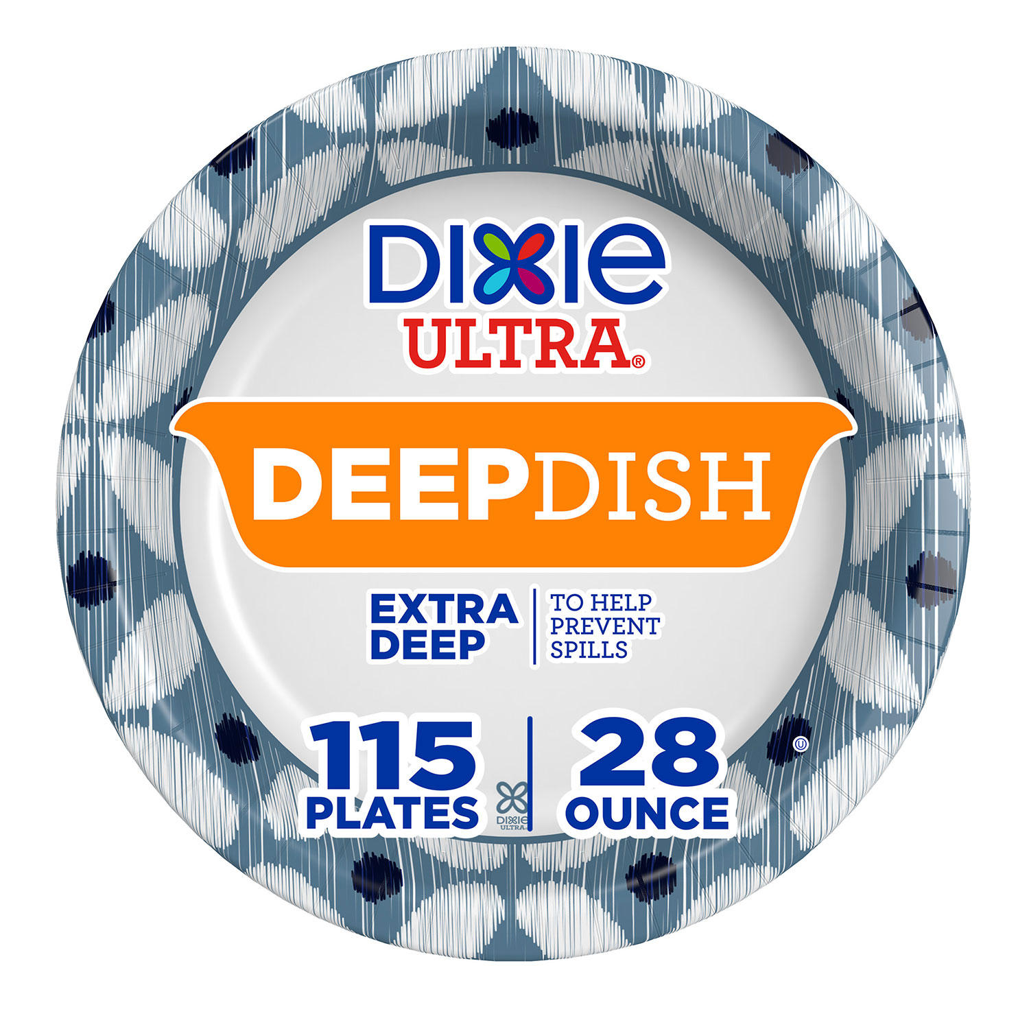 Dixie Ultra Extra Deep Dish Paper Plate (28 oz., 115 ct.)