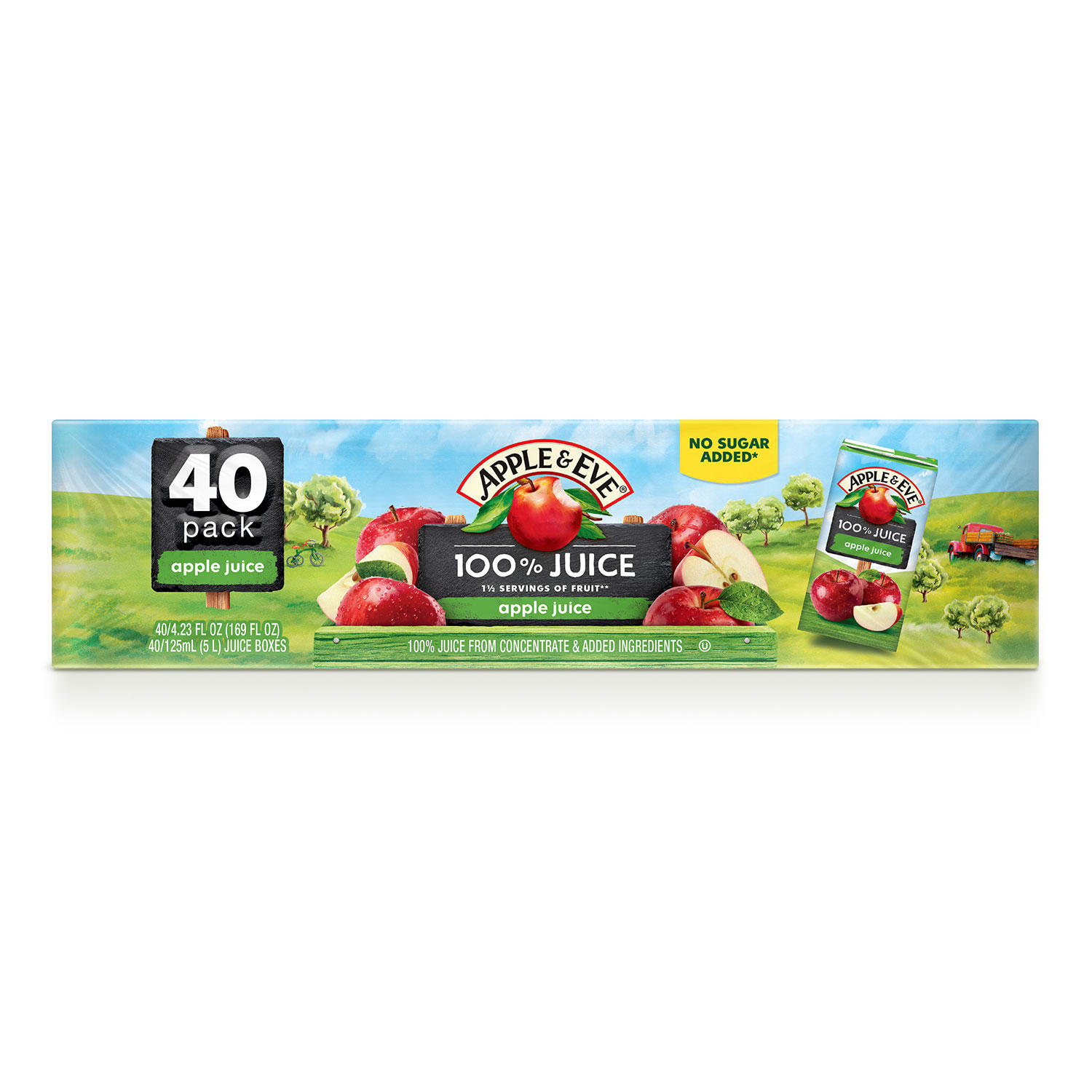 Apple & Eve 100% Apple Juice (4.23 fl. oz., 40 pk.)