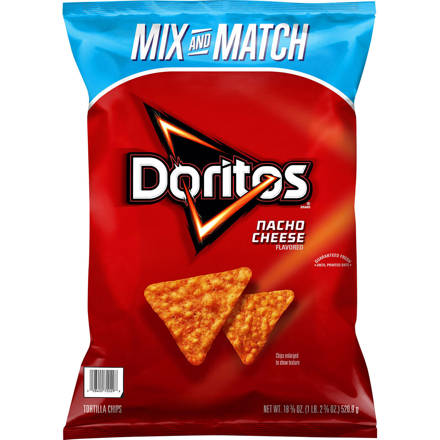 Doritos Tortilla Chips, Nacho Cheese Flavored (18.38 oz.)