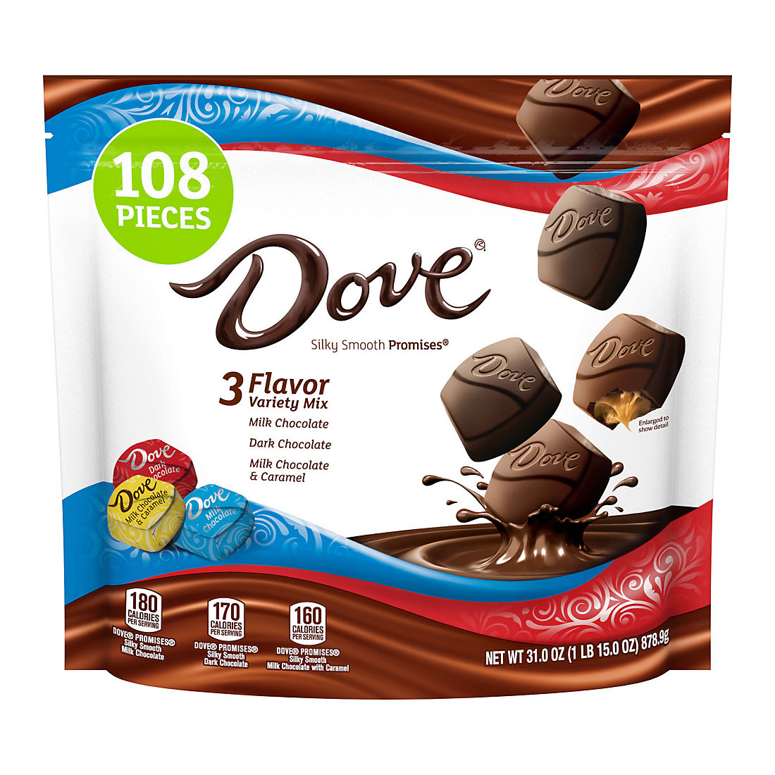Dove Promises Variety Mix Assorted Chocolate Candy, 31 oz.