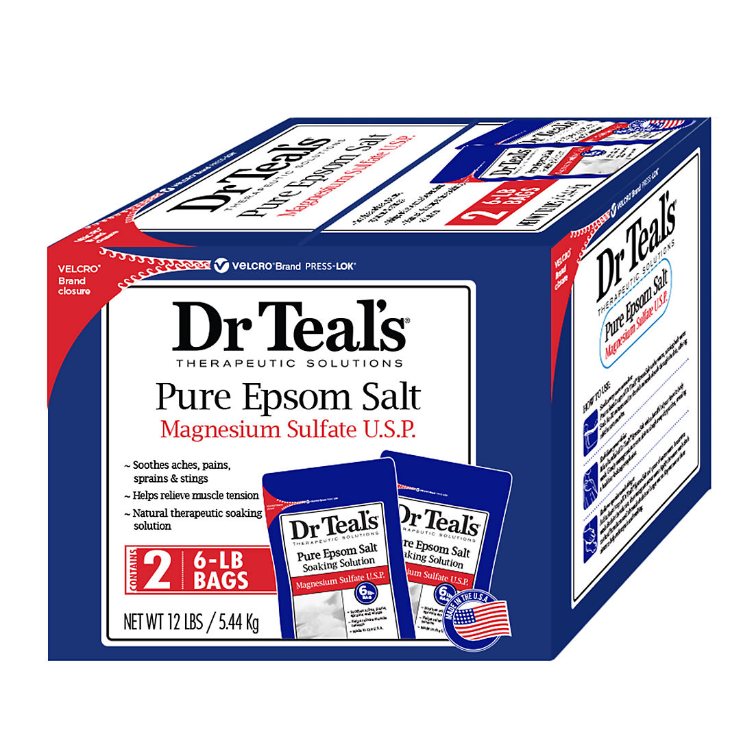 Dr. Teal's Pure Epsom Salt, 2 pk./6 lbs.