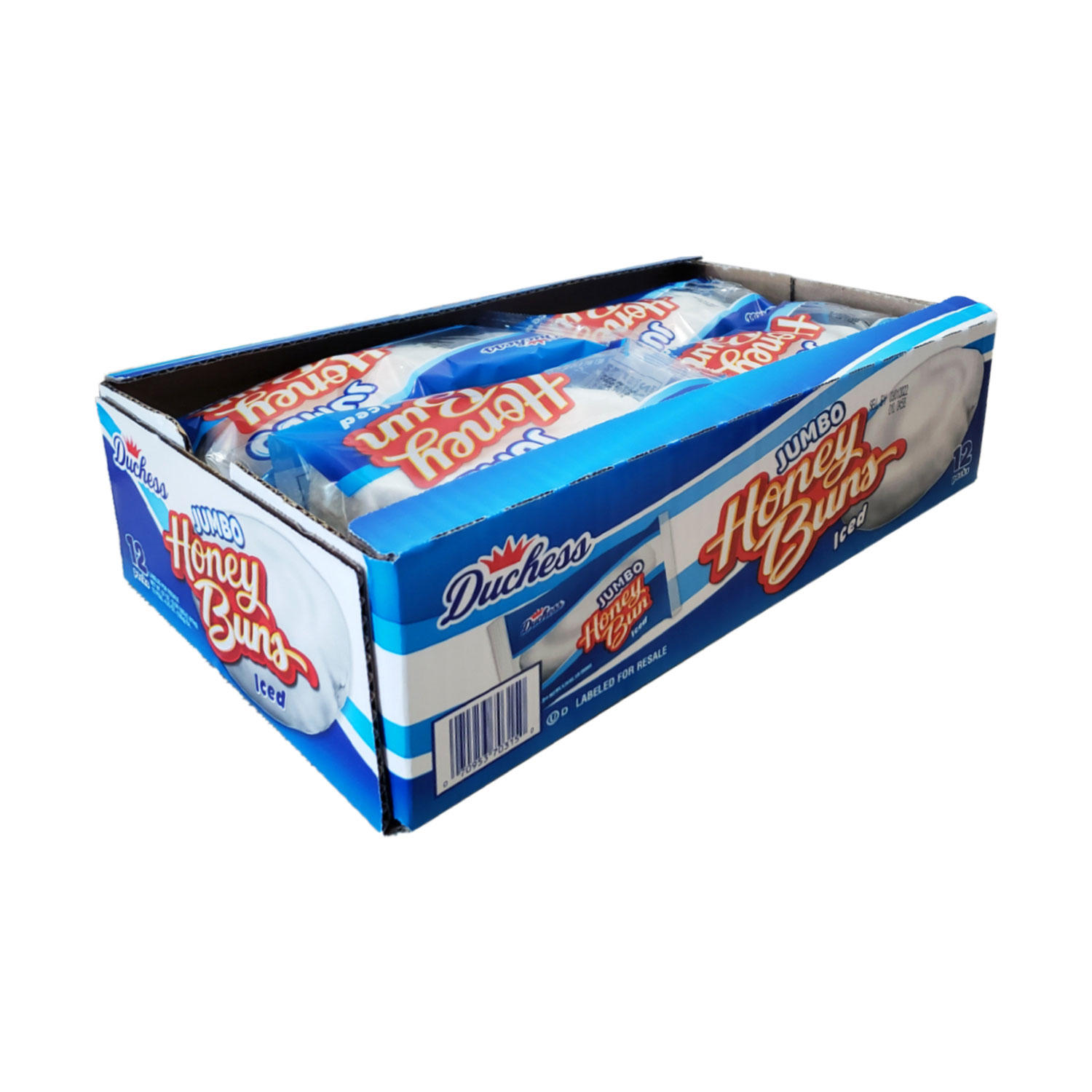 Duchess Jumbo Iced Honey Buns (4.75 oz., 12 pk.)